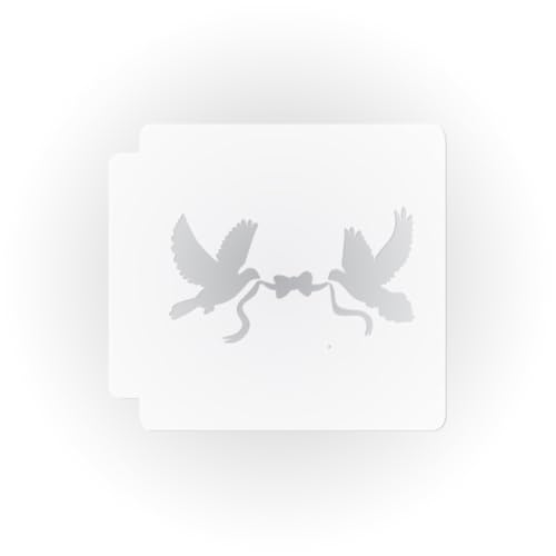 Doves with Ribbon 783-D617 Stencil (11 inch)