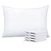 NTBAY 100% Brushed Microfiber Pillowcases Set of 4, Soft and Cozy, Wrinkle, Fade, Stain Resistant, 20"x 30", White