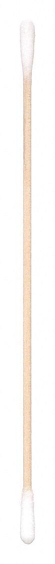 Cotton Swab, Dbl Tip, 3/16 x 6 in, PK1000