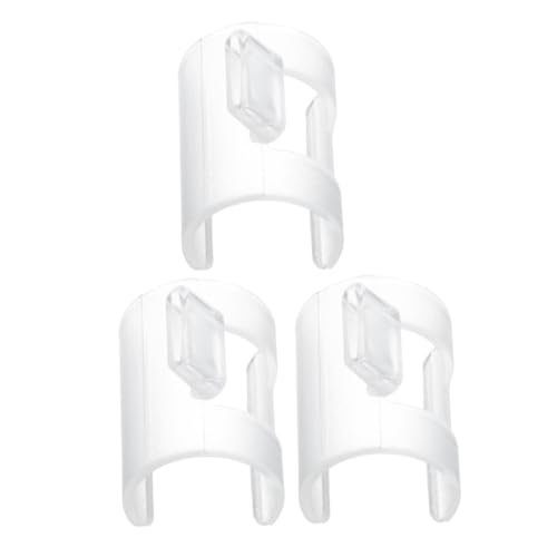 OFFSCH 3pcs Clip On Wind Director Clear Pvc Flute Blowing Nozzle Set Beginners Practice Assist Tool for Chinese Bamboo Flute