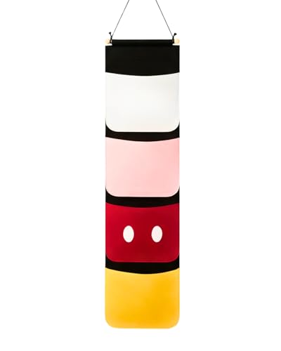 sussie daddy 4 Pocket Fish Extender for Disney Cruise Door, Felt Hanging Organizer for Fish Extender Gift Exchange, HTV-Friendly Personalized Door Mail Bag (Mouse)