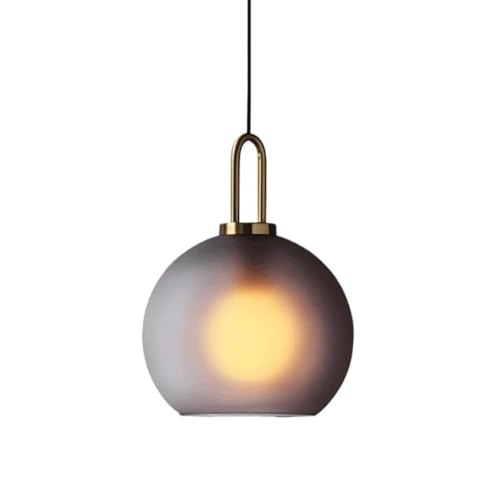 Lámpara colgante E27 de metal nórdico luminaria de techo de 7.8 pulgadas para dormitorio