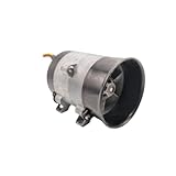 THYTEOVW 1pc Car Modification High-Power Electric Turbocharger 12V Metal Ducted DC Brushless Motor 380W 7.4V-16.8V 16.5A(35000RPM)