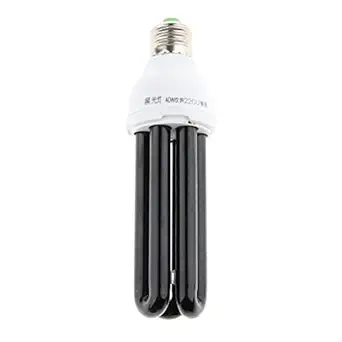 CALANDIS E27 Uv Ultraviolet Fluorescent Blacklight Cfl Light Bulb Lamp 220V 3U 40W