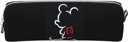 ミッキーマウス ペンケース 大容量 筆箱 多機能 おしゃれ レザー 革 ペンポーチ 男の子 女の子 子供 シンプル ツールペンケース 高校生 大学生 社会人用 中小学生