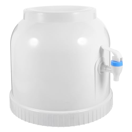 Zerodeko Soporte para Dispensador de Agua Fría de Plástico Blanco, Resistente Instalación Conveniente para Botellas en Cocina y Oficina