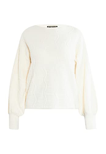 NAEMI Jersey de Punto, Color Blanco, XL/XXL para Mujer
