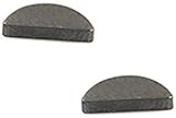 2'er Set 2x Scheibenfeder 2x3,7 Keil Halbmond Kurbelwelle Rotor für Simson S51 Schwalbe