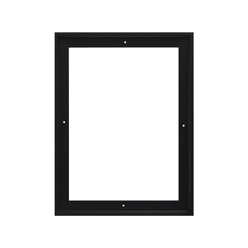Pixy Canvas Floater Frame 16x20 for 3/4 (0.75) inch Deep Canvas Paintings/Canvas Prints/Wood Canvas Panels/Wall Art/Wall Decor/Home Decor/Artwork (Black, 16 x 20 inch, Portrait)