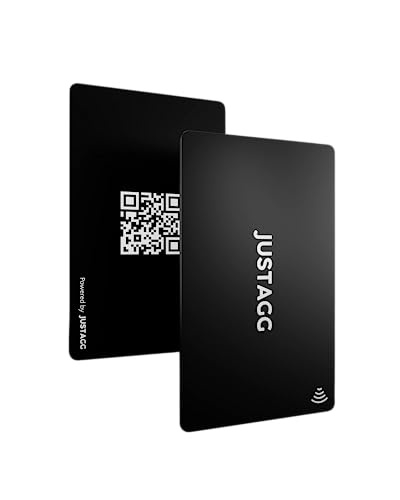 Image of Digital Business Card - Smart NFC Contact and Networking Card (Black)
