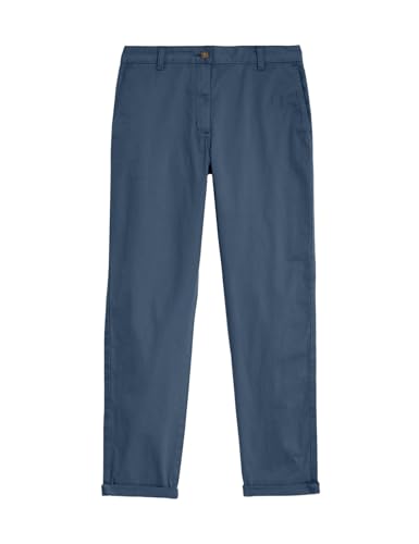 Image of Marks & Spencer Cotton Rich Tea Dyed Slim Fit Chinos