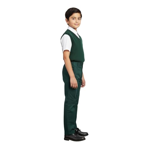 Image of School Uniform Pants for Boys & Girls | Half Elatic | Readymade Trouser for Schools