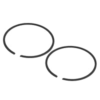 QUARKZMAN Kolbenring-Set, 2 Stück 50mm x 1,2mm Standardgröße Kolbenringe passend für Kettensägen-Ersatzteile