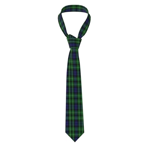 Dyale Scottish Clan Macfie Tartan Plaid Comfortable, Soft And Skin Friendly Men'S Silk Tie, Suitable For Formal Occasions