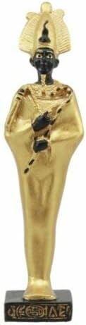 Ebros Gift Egyptian Classical Deities Osiris God of The Dead and Afterlife Miniature Figurine Gods of Egypt Dollhouse Miniature Statue Legends of Ancient Egypt Educational Sculpture Collectible