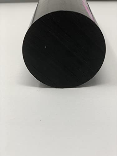 Image of Black HDPE Rod 2 3 /4 inch Diameter x 2' Length