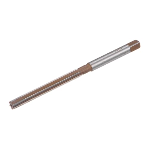 QUARKZMAN Escariador Manual 6mm H7 Métrico para Metal Madera Perforación, Flautas Rectas de Acero de Aleación 9Sicr Herramienta de Corte