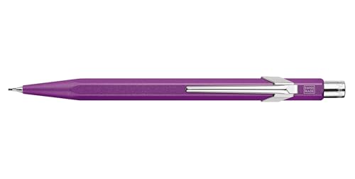 Caran d'Ache Colormat-X porte-mine violet fini les mines brisées grâce à la précision suisse