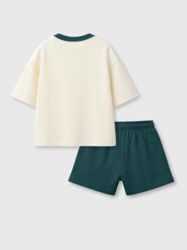 Image of Nap Chief Kids Cotton Disney Character Co ord Set for Girls, T Shirt and Shorts for Casual Wear