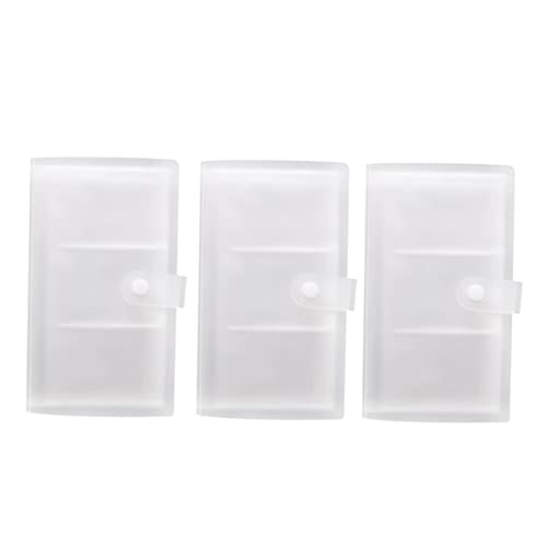 CORHAD 120 Pocket Photo Storage Book Business Card Bag Plastic Organizer Diy Scrapbook Case for Art Supplies