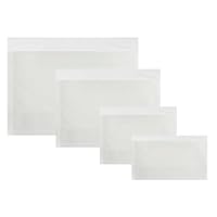 Selbstklebende Dokumentenhülle, Docufix Packing List, A6, A5, A4, DL, Umschlag mit Dokumentation, Lieferschein, transparenter Umschlag aus Kunststoff für Lieferscheine, LADIJET (100, DL, 225 x 122 mm)