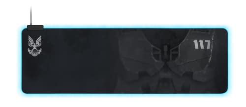 Razer Goliathus Extended Chroma - Tapis de souris gaming XXL extra large et doux avec éclairage RGB (support de câble, surface en tissu, bord matelassé) Halo Infinite Ed.