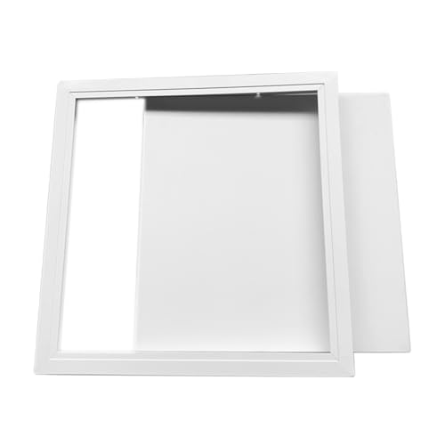 Panel de Acceso Oculto para Techo Trampilla Pladur 15x15 20x20 30x30 40x40 CM Puerta de Inspección Rectangular de Aluminio Instalación Empotrada(15 cm x 15 cm)
