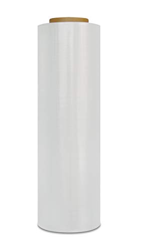 Stretch Film Wrap, Down Gauge Packing Wrap, Clear, 18 Inch x 1000 Feet, 4 Pack