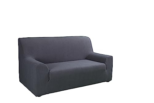 Couverture extensible canapé 2 places Tural gris stretch
