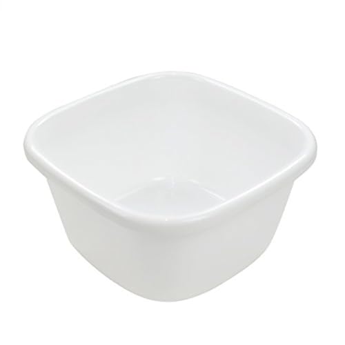 Image of Obston 18 Quart Washing Basin Dish Pan, White