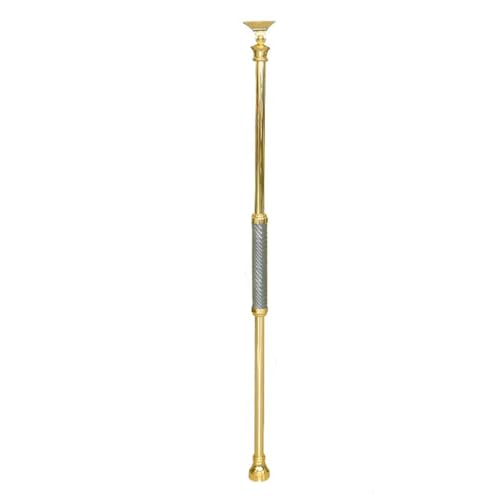 Pilier de rampe réglable en acier robuste pour sublimer l'escalier intérieur de votre villa