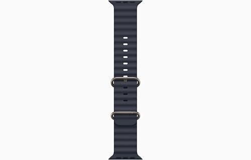 Apple Watch Ultra 2 [GPS + Cellular, 49mm] - Titanium Case with Blue Ocean Band, One Size (Renewed)2