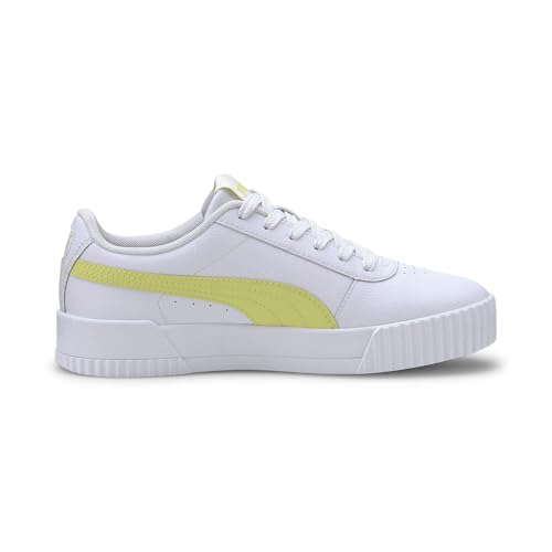 Image of Puma Women's Leather Low-Top Trainers (White 4 UK (Narrow))