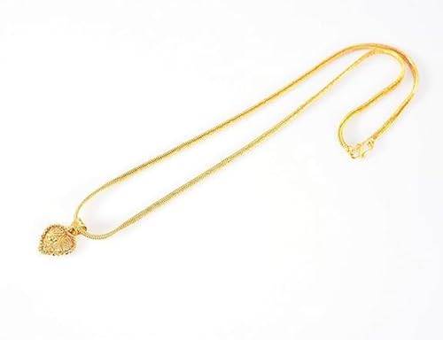 Image of Handicraft Kottage 1gm 22Ct Gold Plated chain with Pandent |latest & Stylish High Gold Plated Celebrity Inspired Gold Chain /Necklace /Jewellery Set /Fashion jewellery for Mens,Womens Girls