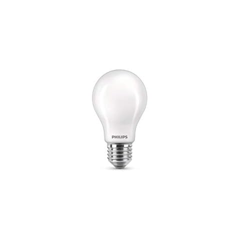 Philips LED Classic A60 Frosted Light Bulb 2 Pack [E27 Edison Screw] 40W, Cool White 4000K, Non Dimmable Cover