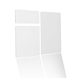 Transparentes Design – Transparente Schneidpads aus Polycarbonat-Kunststoff können Formen und Materialien aufnehmen. Es ist leicht zu erkennen, dass Ihr Papier und Ihre Form richtig ausgerichtet sind, wenn sie in die Maschine geladen und geschnitten werden. Sie sind leicht und einfach an der Maschine zu bedienen.