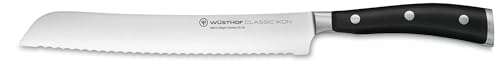Image of Wusthof Classic IKON 8 inch Bread Knife, Black