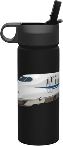 新幹線 日本の鉄道 鉄道車両 電車 水筒 真空断熱 保温 保冷 スポーツボトル 人気 ステンレスボトル スポーツ飲料対応 漏れない 直飲み530ml 男の子 女の子 おしゃれ プレゼント