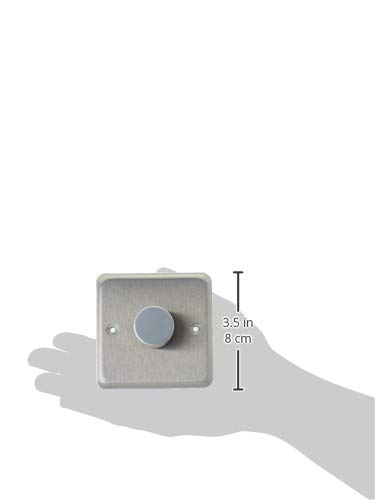 MK K1551BRCLV 1G Single 2-Way 60W - 500W Dimmer - Brushed Chrome - Image 3