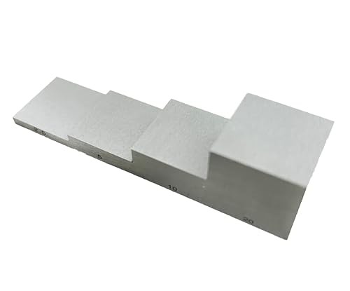 Bloque de Calibración para Medidor de Espesor Ultrasónico Acer 1018 Acero 2.5mm 5mm 10mm 20mm para Calibración de Espesor y Linealidad Error ±0.01mm miniatura 6