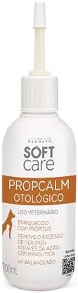Propcalm Otológico 100mL - Soft Care Linha Dermato By Pet Society...