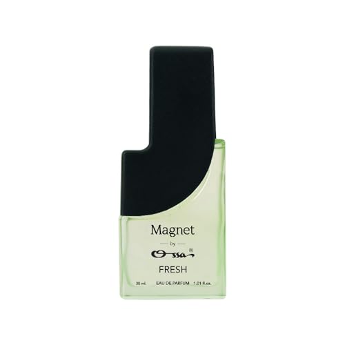 Image of Ossa Magnet Fresh Unisex Eau De Parfum 30ml With Lemon, Patchouli, Cedarwood, Musk, Amber | Premium Long Lasting Fragrance For Men And Women | Excellent for Energizing Days and Uplifting Moments