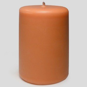 Brookingham Handmade Beeswax Candle- Dark Buckwheat Beeswax - 3.5 inches Tall