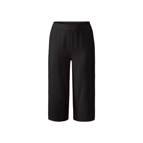 Esmara 7/8 Hose Damen ++Plussize++ Somer LENZING ECOVERO (DE/NL/SE/PL, Numerisch, 56, Große Größen, Regular, Schwarz)