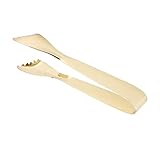 Ice Tongs, Food Grade Stainless Steel Serving Tongs Sugar Cubes Tongs Appetizers Tongs Buffet Clip Food Tweezers Kitchen Tongs for Home Kitchen Coffee Bar Tea Party (Gold Plated)