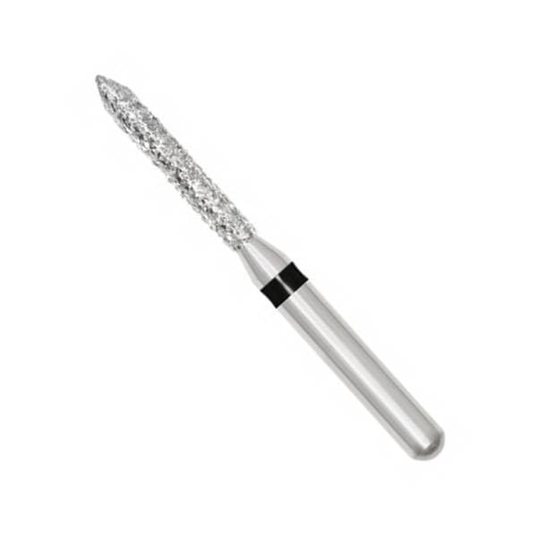 SS White 91380-5 Revelation FG 885-012SC-S Short Shank Beveled Cylinder Super Coarse Grit Diamond Burs 5/Pk
