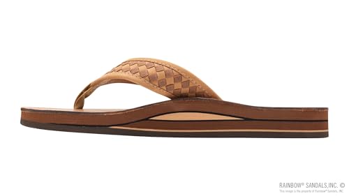 Rainbow Sandals Mens The Bentley Luxury Leather - Double Layer Arch Hand Woven Strap2