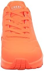 Skechers Womens Uno - Night Shades Sneaker, Orange, 8.5 US | Image 4