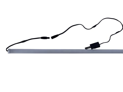 magnetic track light for wooden shelves