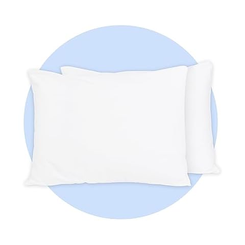 SINSAY 2 Pack Queen Waterproof Pillow Protector, Premium Smooth Zippered Pillow Cover Breathable Noiseless Anti Wrinkle Pillow Encasement (Coral Fleece) Cover